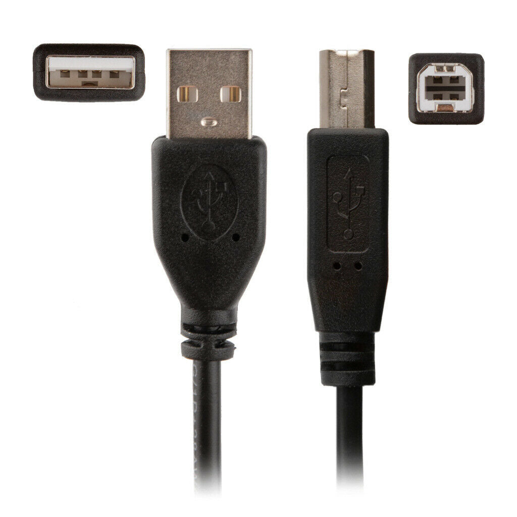 USB Cable for Canon Printers Data Transfer Type A to Type B High Speed 1.8m