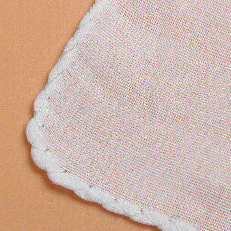 10Pcs Newborn Kid Baby Soft Feeding Towel Waterabsorption Cotton Square Scarf HN