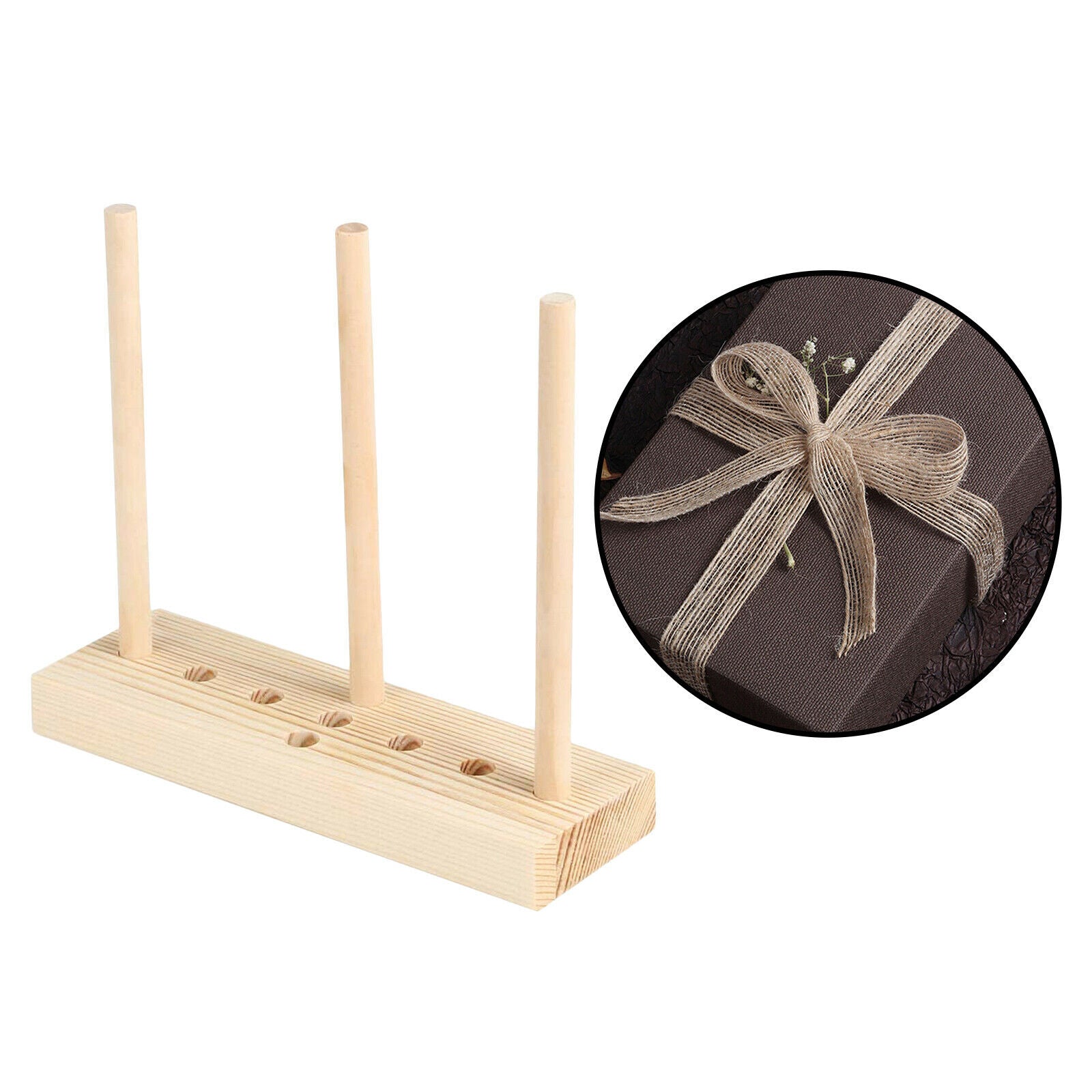 Wooden Ribbon Bow Maker Making Tool Gift Wrapping Christmas New Present