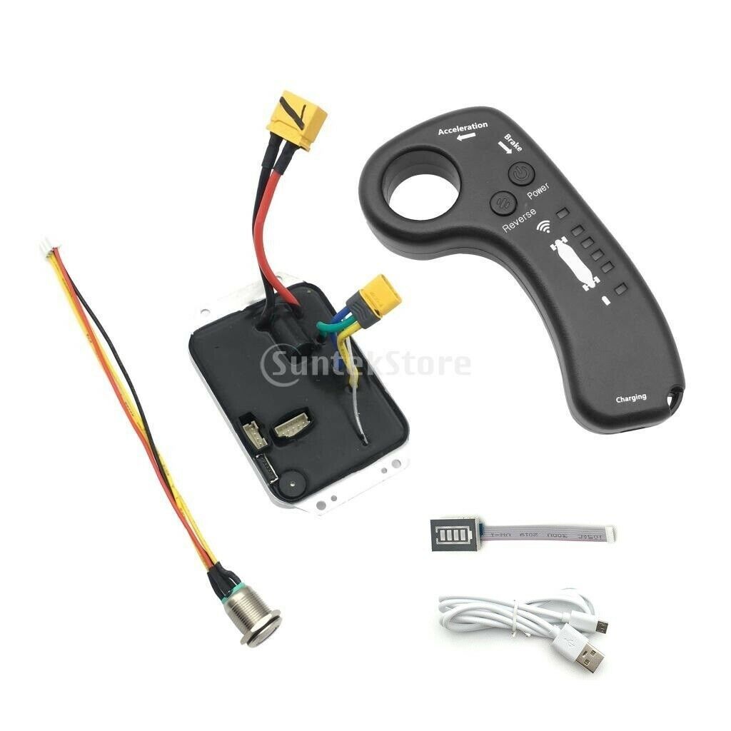 DIY Electric Skateboard ESC Kit,10S 36V Electric Controller & Remote Control