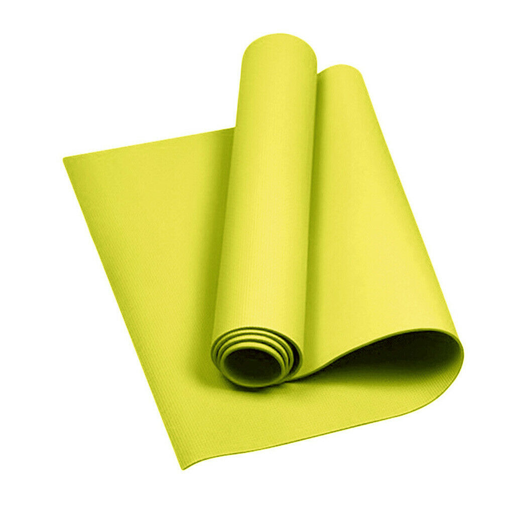 2pcs Non-Slip Thick Yoga Mat Gym Cushion Support for Pilates Camping Beach