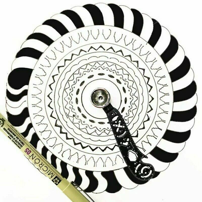 Versatile Ruler Mini Compass Protractor Combo