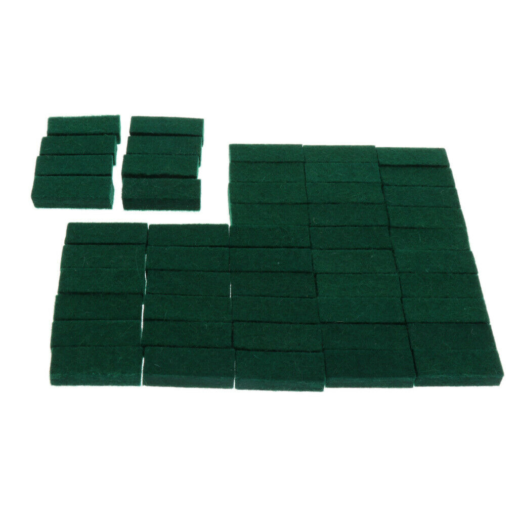 Set of 50 Felt Vertical Pillows for Piano Spare Parts