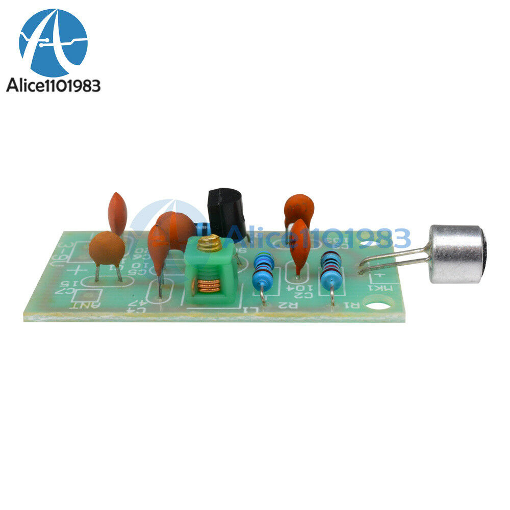 2PCS Wireless Microphone Ham FM Wireless Radio Transmitter Module 3-5V 91-103MHz