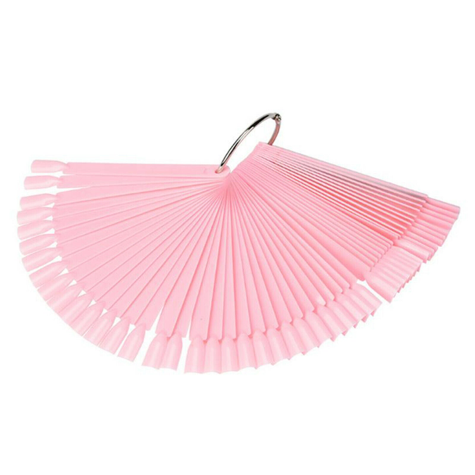 200x 4-Color Fan-shape False Nail  Sticks Templates Sticks Detachable