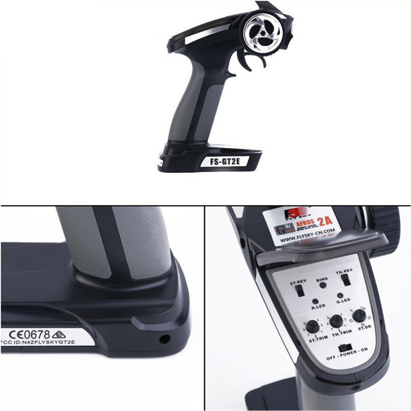 2 Channel RC Boat Transmitter w/ Receiver Set RC Crawler Parts Accessories