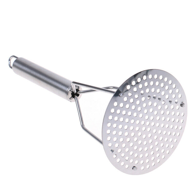Potato Pusher Smooth Mashed Pressed Potato Masher Ricer Puree Juice Kitch.l8