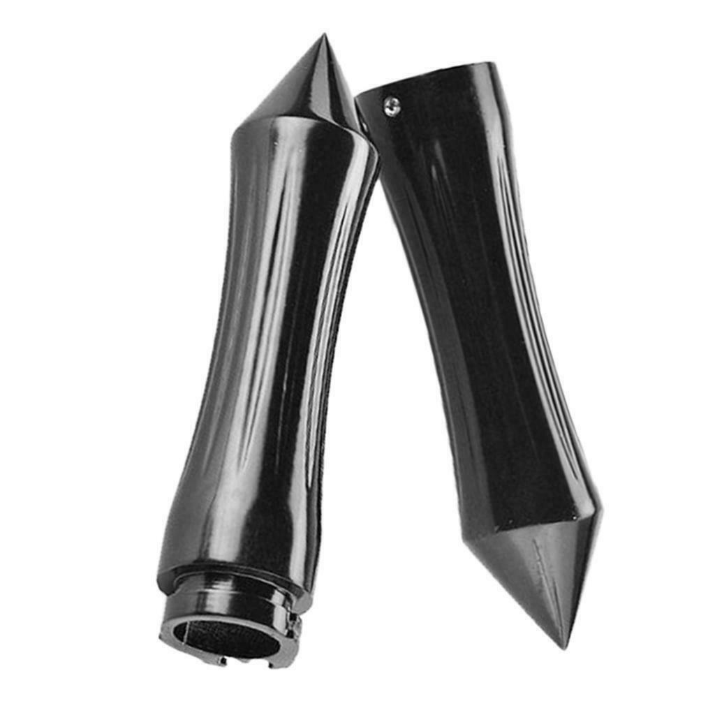 1 Pair of Universal 1 "black  Shaped Motorcycle Grips