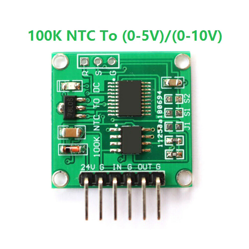 Thermistor Voltage 100K NTC To 0-5V 0-10V Linear To Temperature Transmitter
