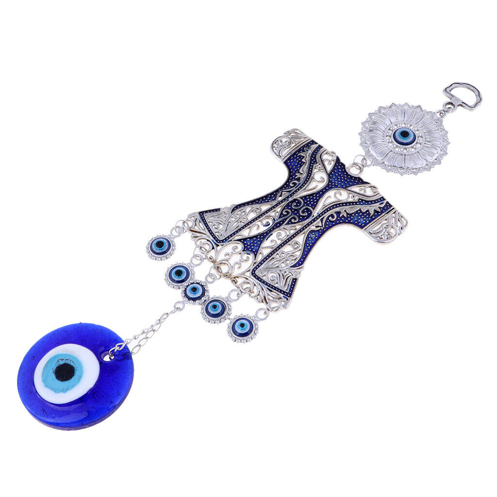 Blue Evil Eye Amulet With Clothing Lucky Home Decoration Hanging Pendants