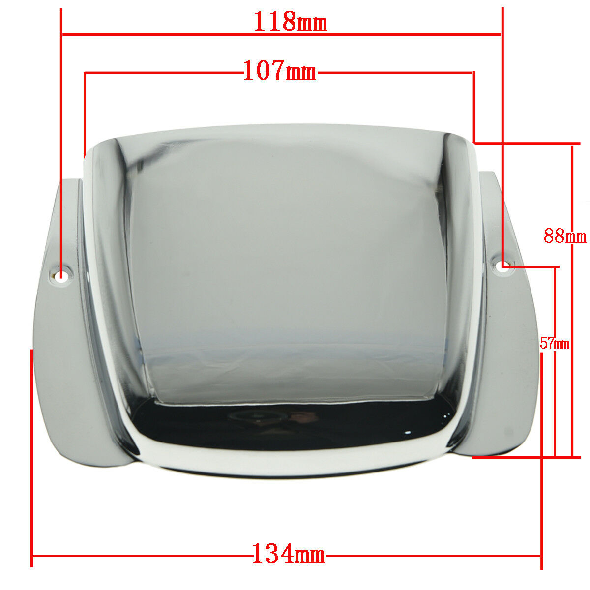 Chrome P Bass Guitar Bridge Cover Protector for Fender Style Precision P Bass
