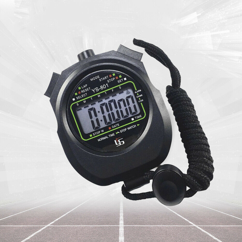 1/100 Second Field Training Running Sports Fitness Waterproof Timer Stopwatch
