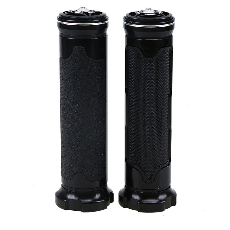 7/8" Motorcycle Handle Bar Hand Grips For Kawasaki 440 LTD KZ440D Belt KZ1000D