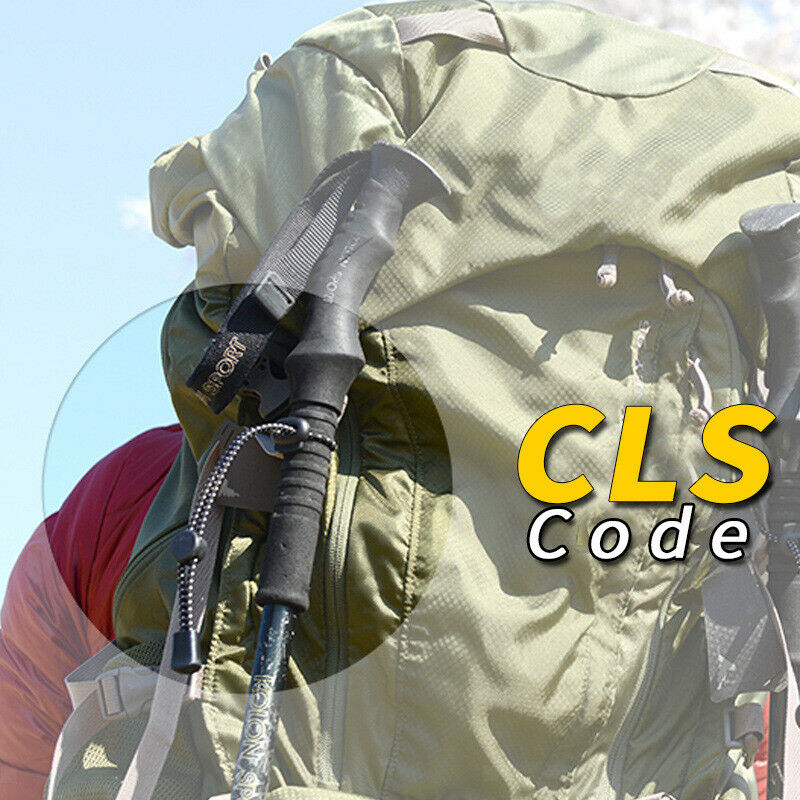 4pack Backpack Walking Stick Holder Adjustable Rope Strap for Hiking Climbing