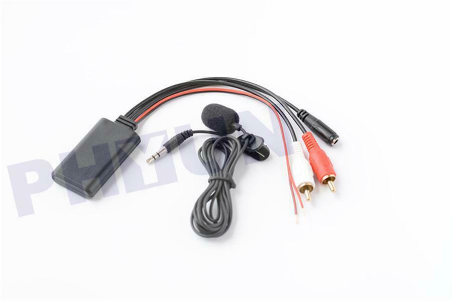 2RCA BT Wireless Connection Adapter Bluetooth AUX Music + MIC BT Phone Universal