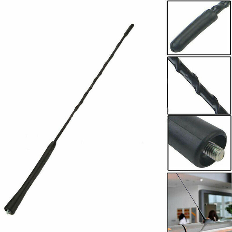 16" Replacement Car Radio Stereo Aerial Bee Sting Mast Antenna Black For .l8