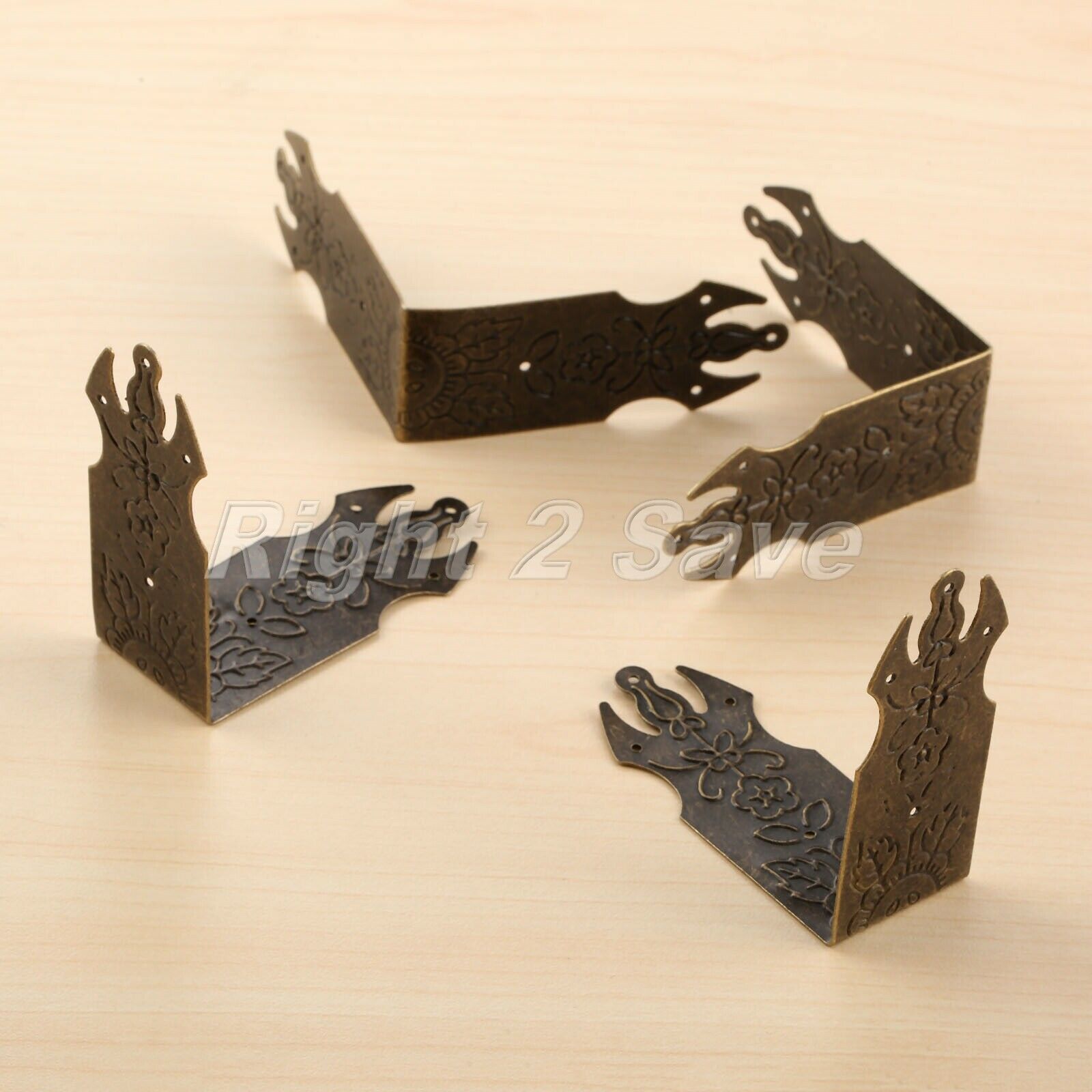 69*69*29mm Jewelry Box Decorative Wooden Chest Edge Cover Corner Protector Guard