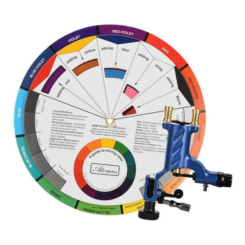 Motor Machine Parts Supplies W/ Pigment Color Mixing Wheel Guide Kit