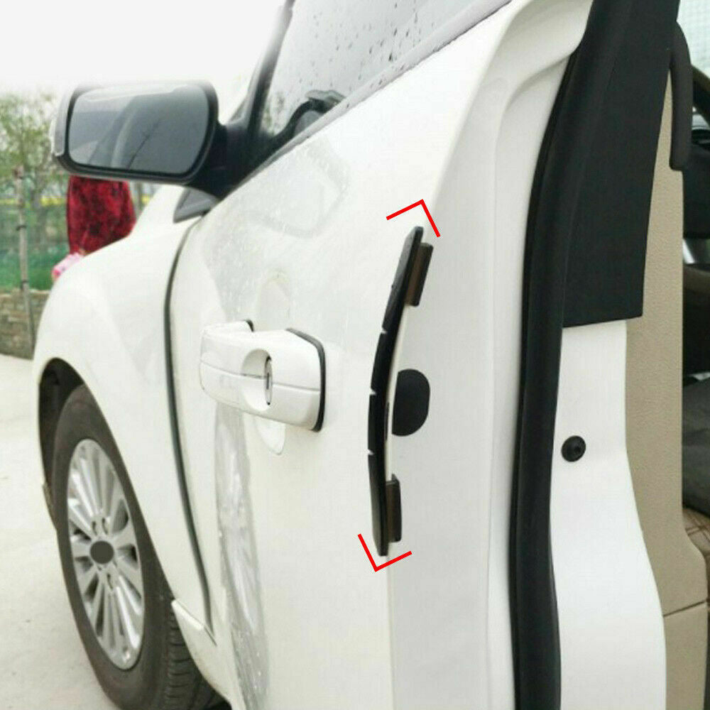 4Ã— Car Door Edge Scratch Anti-collision Protector Guard Strip Accessories Black