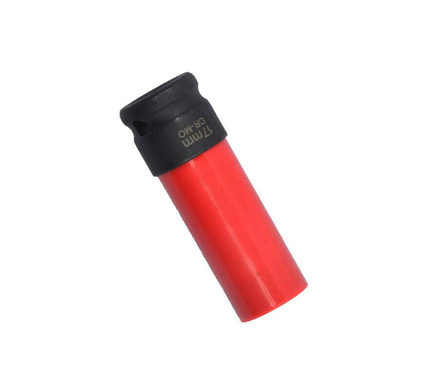 1PC Protective Lug Nut Socket for Mercedes + 1/2 Drive 17mm Convex Flower Head