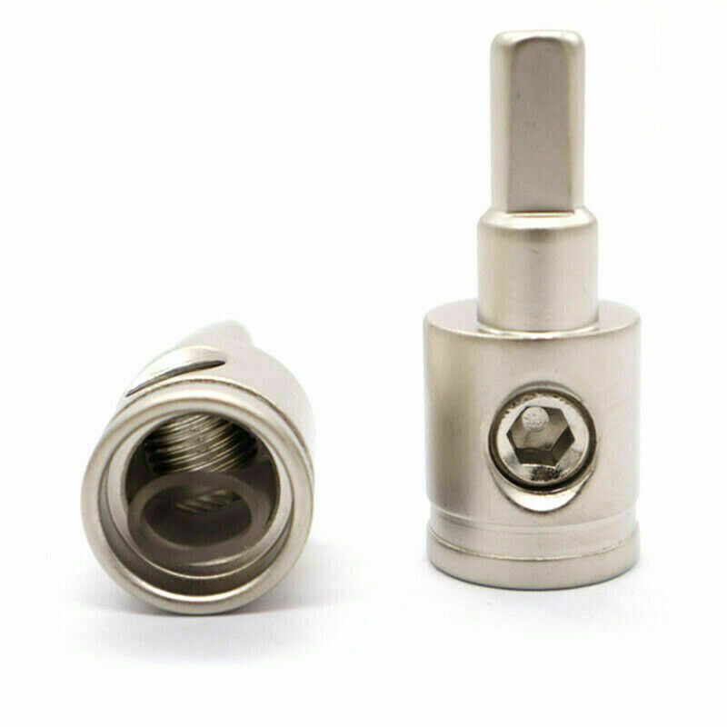 1Pair Car Audio 1/0 Gauge To 4 Gauge Amp Input Pin Power/Ground Wire Reducer USA