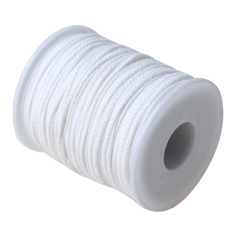 61 Meters Spool of Cotton Braid Candle Wicks Wick Core Candle Making Suppl l RC