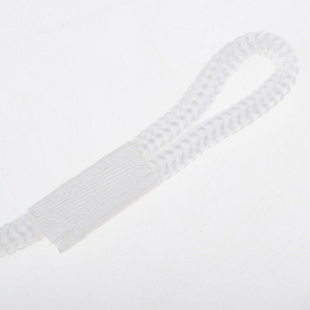 White Double Braid 1/4 INCH X 5 FT Boat BUMPER FENDER LINES Marine Docking Rope
