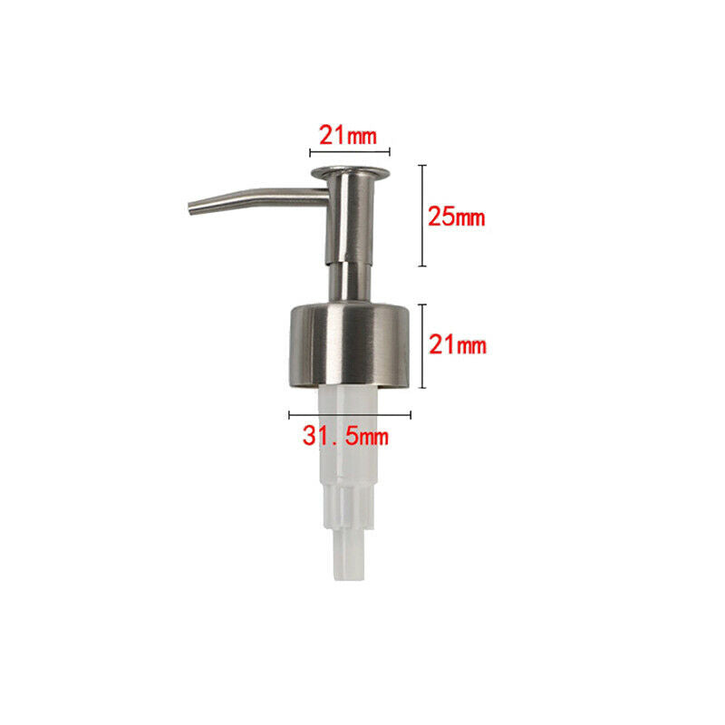 304 Stainless Steel Soap Pump Replacement Jar Tube Bathroom Lotion Dispen.l8