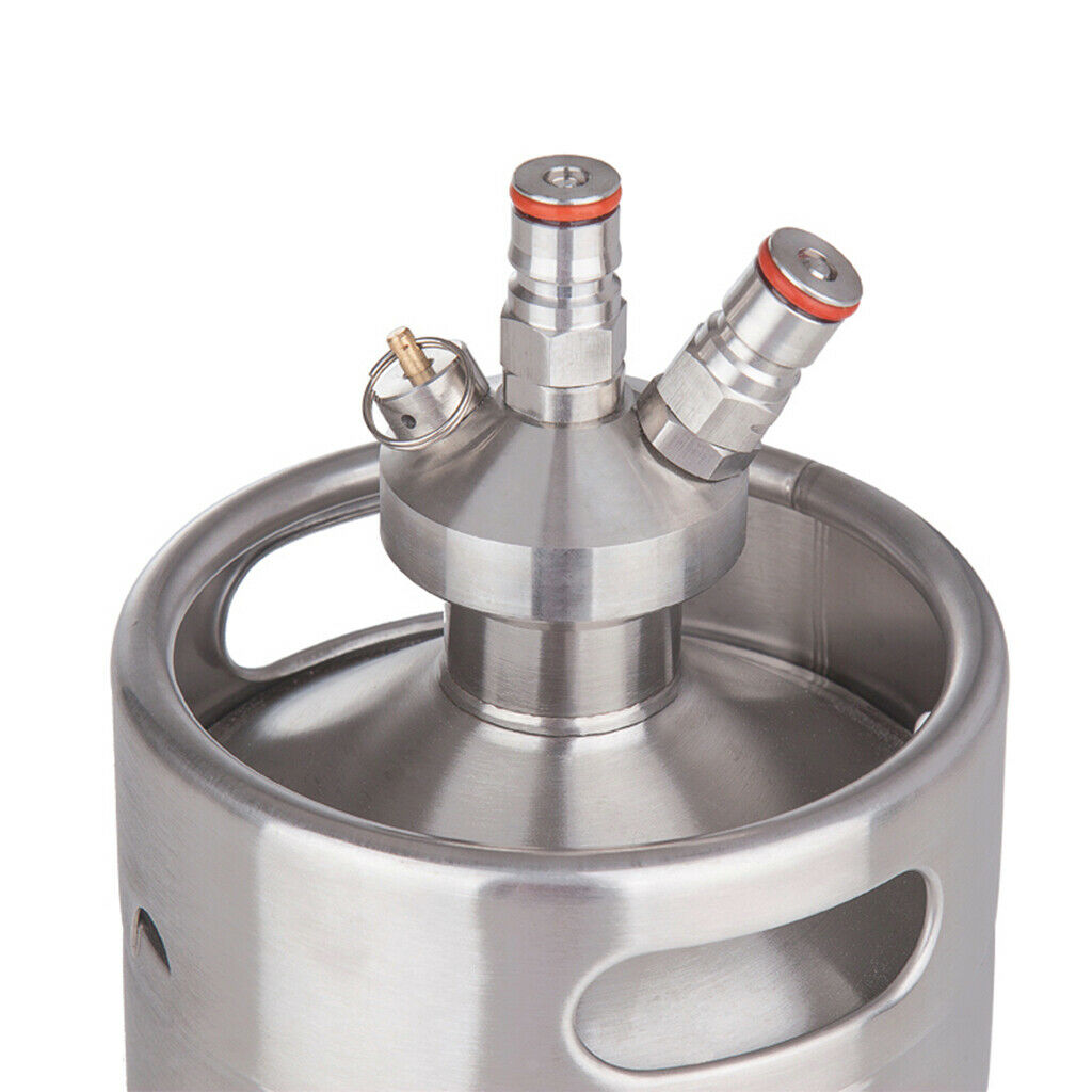 Stainless Steel Mini Keg Spear Craft Bar Beverage Beer Growler Dispenser