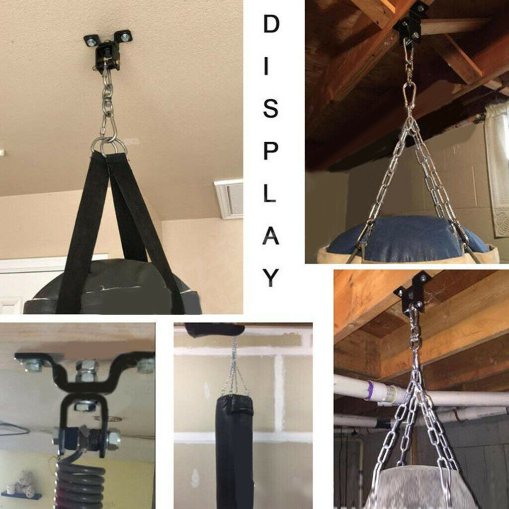 Heavy Bag Ceiling Hook Boxing Sand Bag Bracket Holder Gym MMA Training