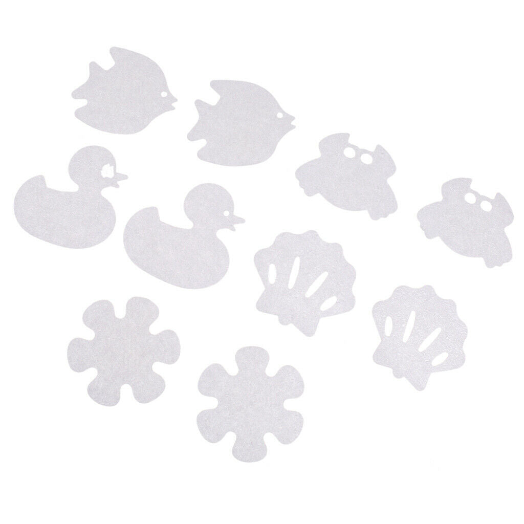Bath Tub Non-slip Appliques Cartoon Decals Treads Anti Skid Shower Stickers