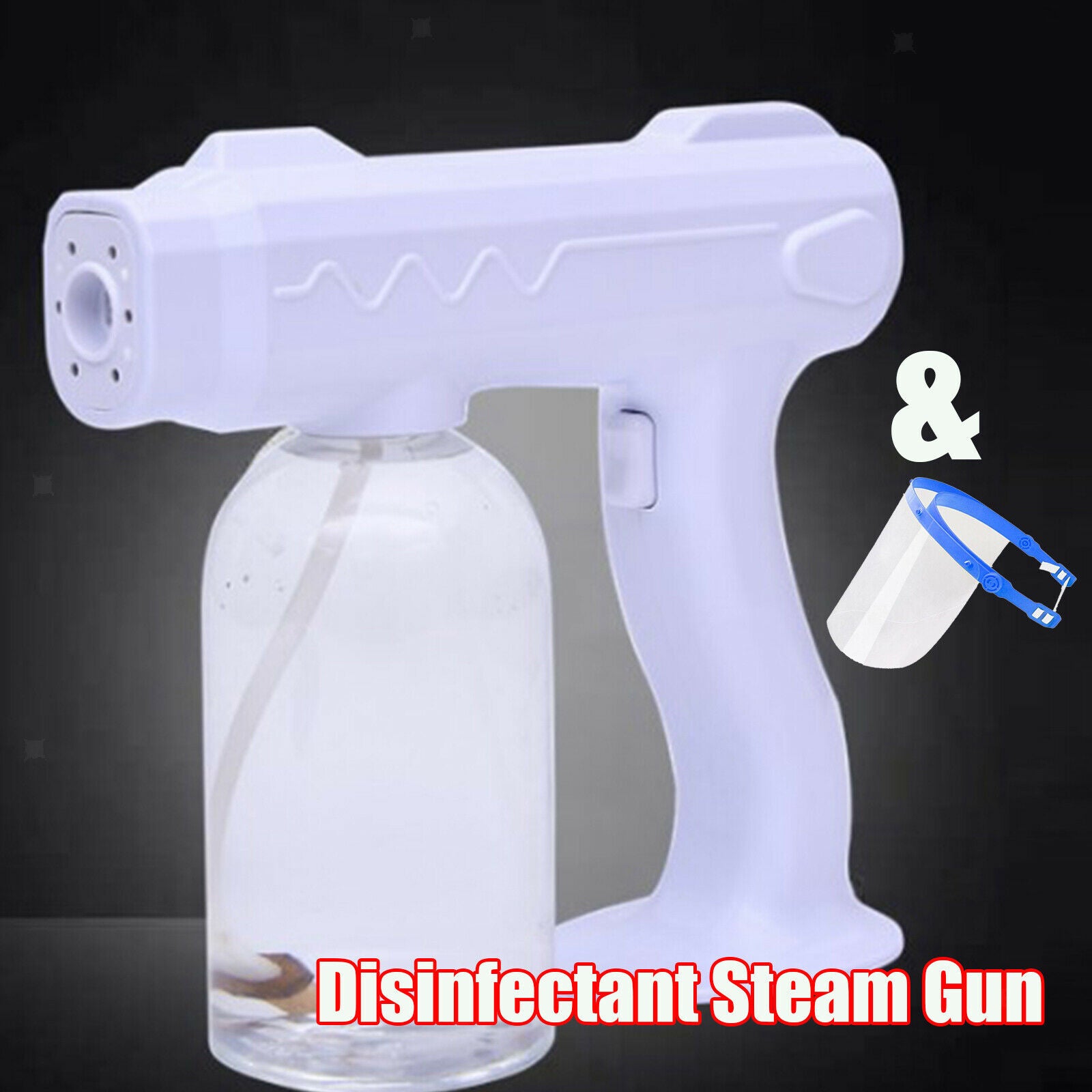 Blue Light - Nano Steam Atomizer Disinfectant Sprayer &Face Shield