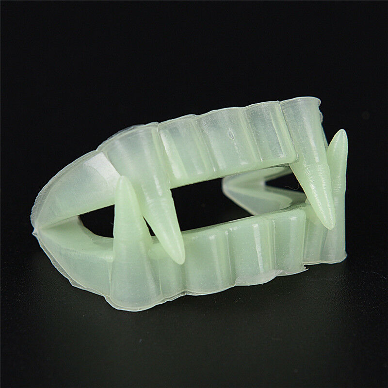 10*Halloween Holiday Party Vampire Luminous False Teeth Tooth Denture Cost.l8