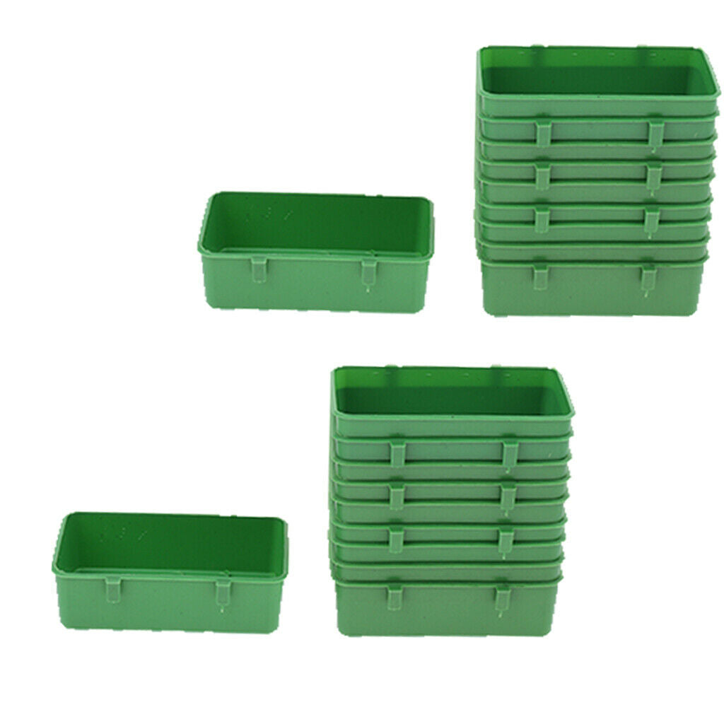 Set of 20 Bird Feeder Birds Food Dish Parrot Feeders Water Bowls Easy to Clean