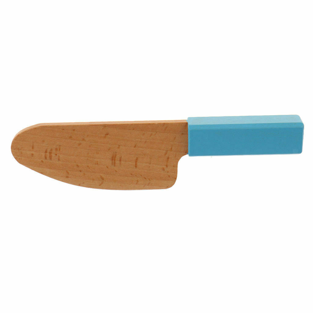 Mini Wooden K nife, Kids Pretend Food Play Toys for Fruit and Veg Cutting