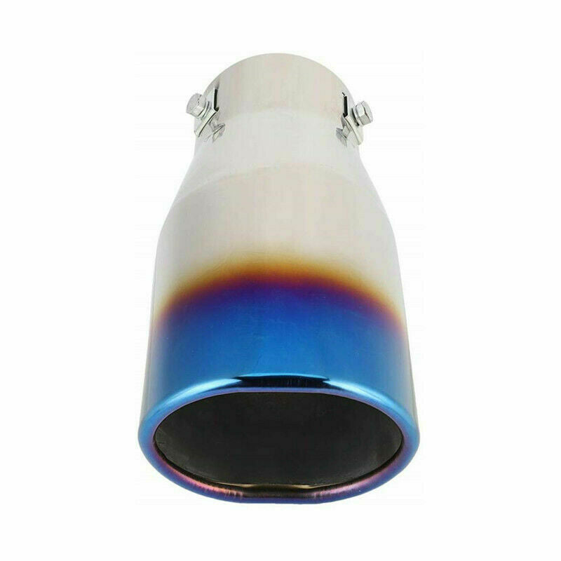 Universal Car Exhaust Muffler Stainless Steel Pipe Chrome Exhaust Tail Muffler