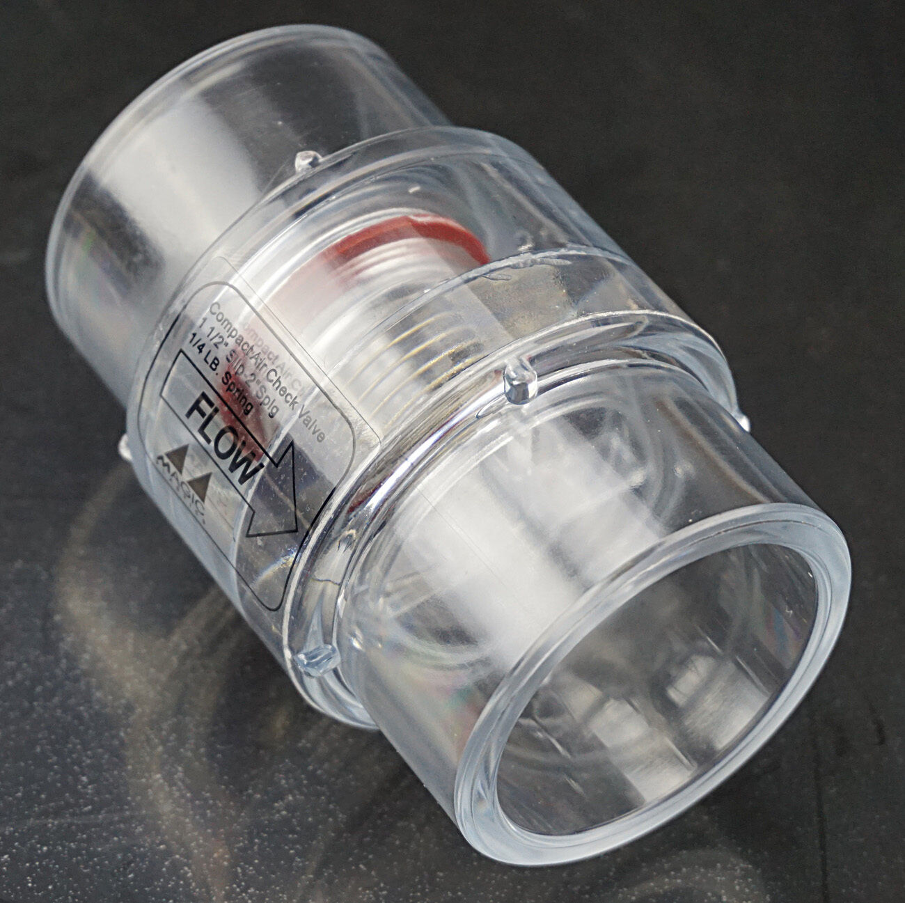Magic brand Pool Spa Air Blower Check Valve, 1-1/2" - 2" 1/4 lb Spring