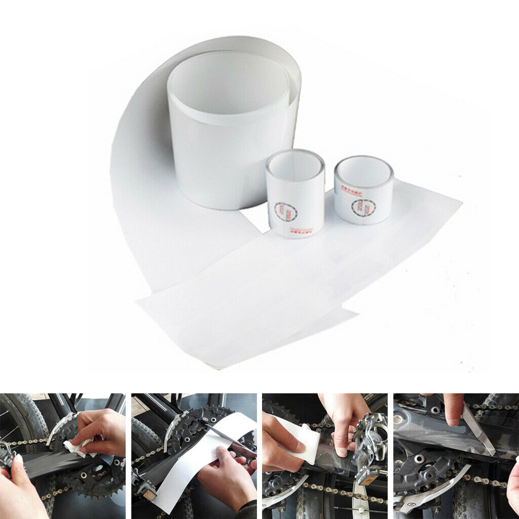 4Pcs Bike Frame Protection Guard Clear Bicycle Protect Tape Stickers Films