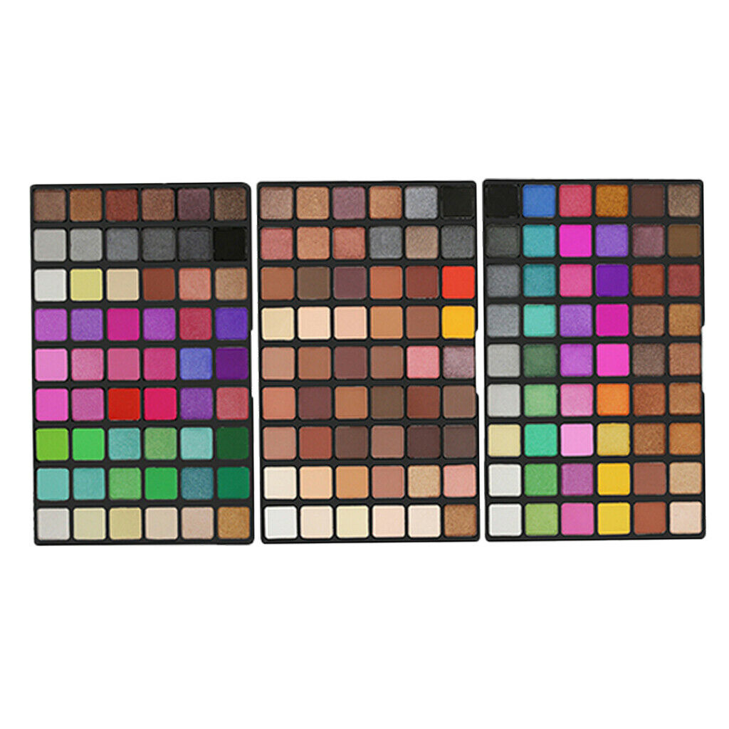 162 Colors Matte Glitter Eyeshadow Shadow Palette Highlight Shimmer Pigment