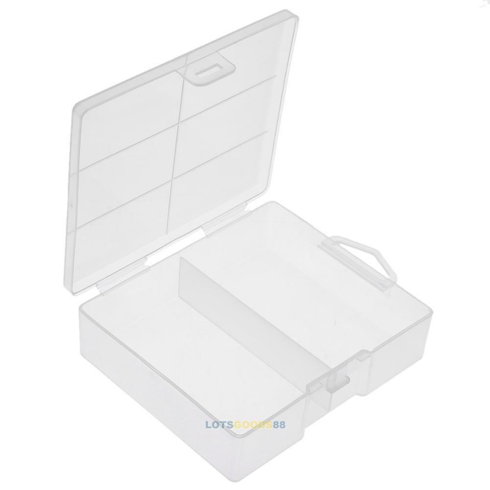 Hard Transparent Battery Storage Case Box Container for 24 x AA Batteries Bag
