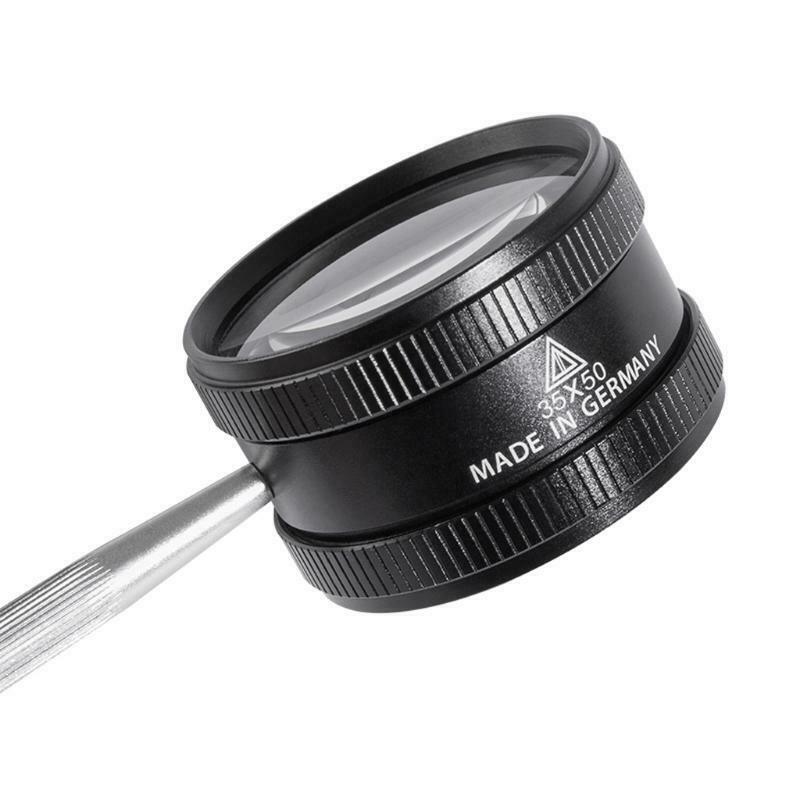 35X Handheld Magnifier Metal High Clarity Reading Magnifying Glass Portable