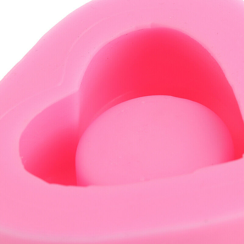 Handmade Diy Candle Mold Candlestick Cement Concrete Heart-shaped Silicone MBDA