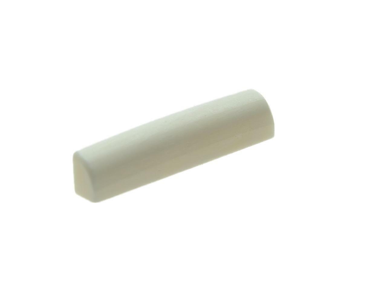 43mm No Slot Pure Bone Nut Flat Bottom Blank Guitar Bone Nut 43x6x9