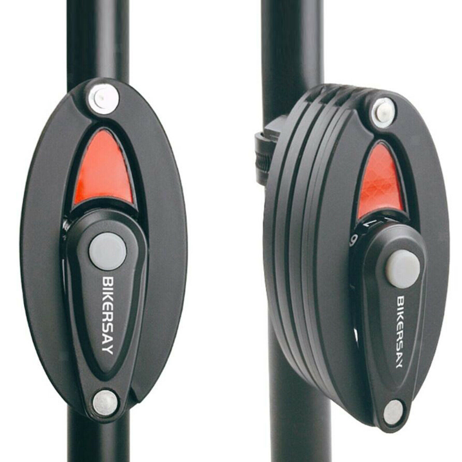 Portable Bike Foldable Lock Password Locks Heavy Duty Anti-cut Chain Locks