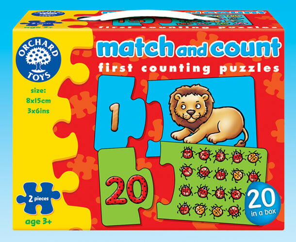 Orchard Toys 219 Match and Count Kids Childrens First Jigsaw Puzzle 3 Yearss +