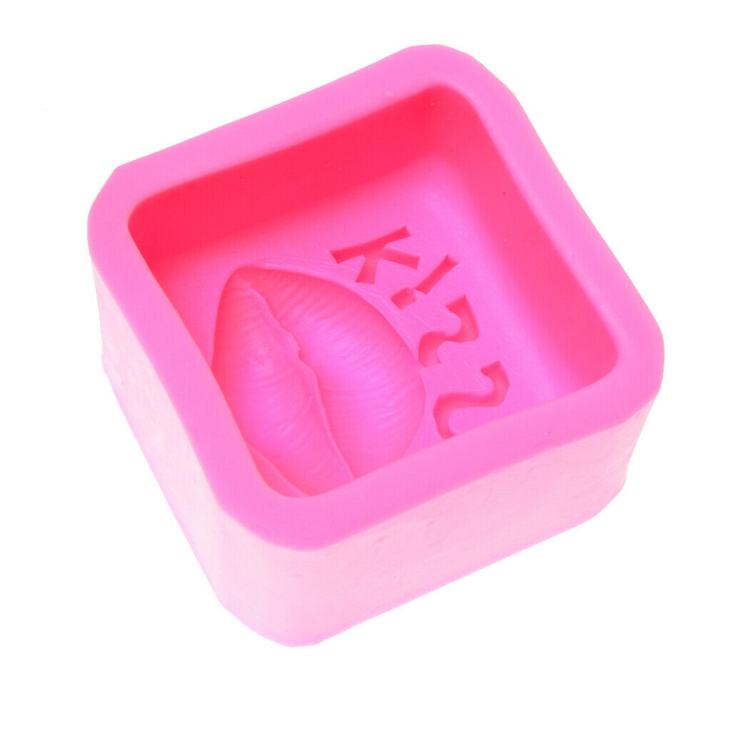 Novelty Mouth Kiss Silicone Cake Mould Baking Fondant Sugar Craft DIY Tool