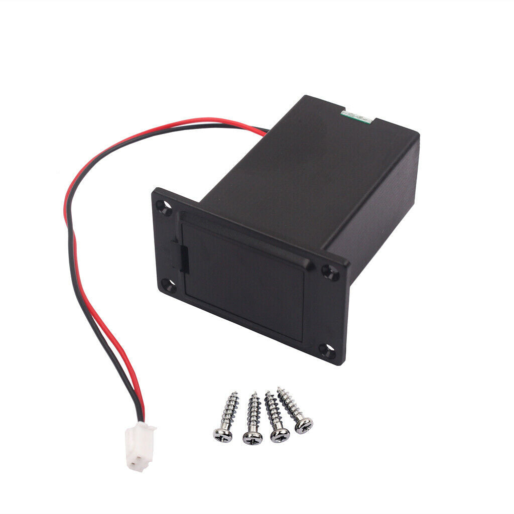Guitar 9V Battery Box Case For Ukulele Electric Guitar Bass Active Pickup