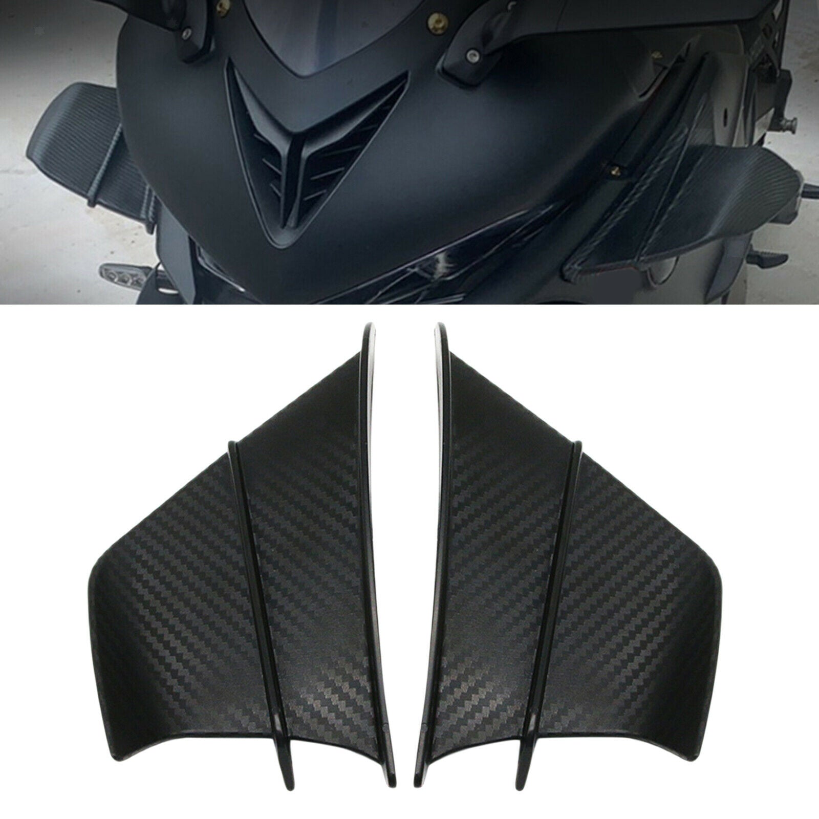 Motorcycle Modification Fixed Wind Wing Winglets Decoration Accessories