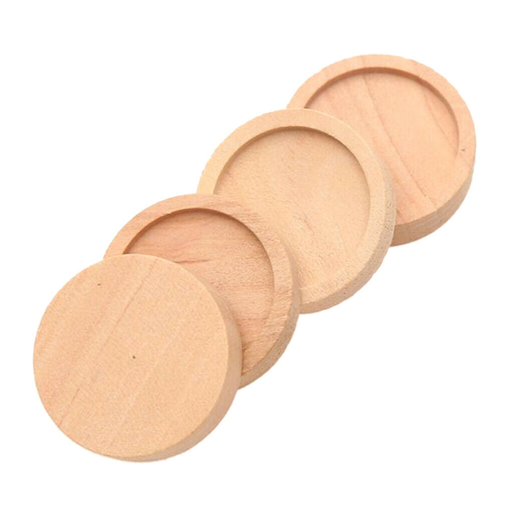 50pcs     Blank     Cameo     Cabochon     Setting     Base     25mm     Natural