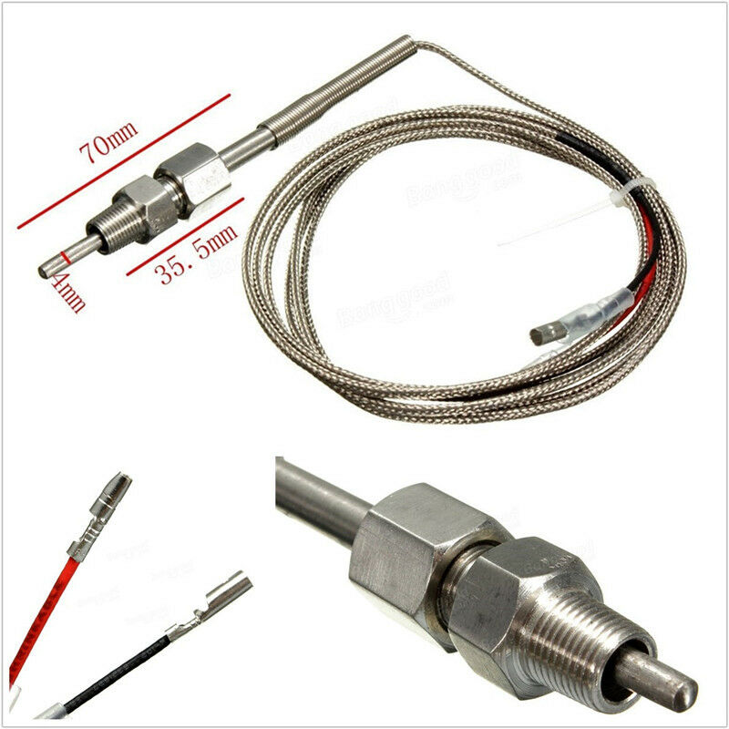 Stainless Steel K-Type EGT Thermocouple Temperature Sensor For Exhaust Gas Probe